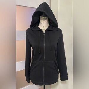 Adidas Black Women's Hoodie Jacket EUC